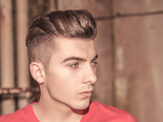 Modern pompadour